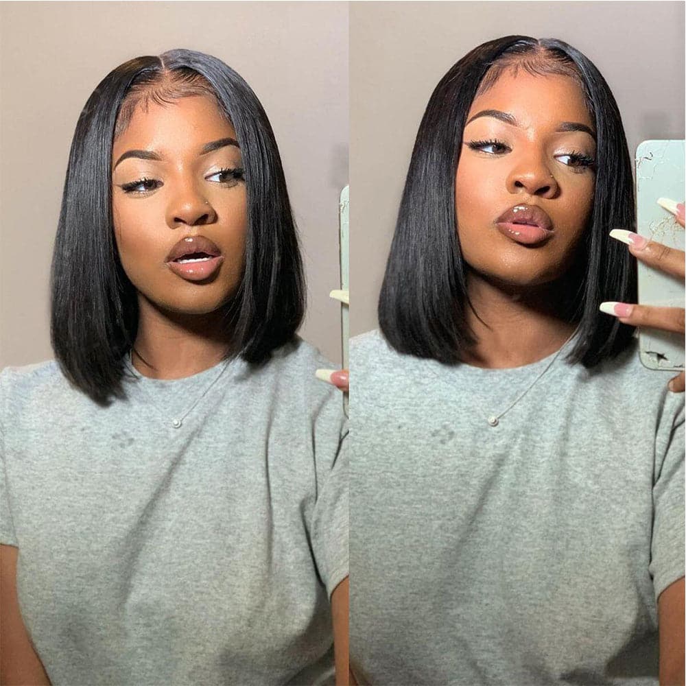 Flash Sale | Short Human Hair Bob Wigs Straight Short Bob Wigs For Women - sterlyhair