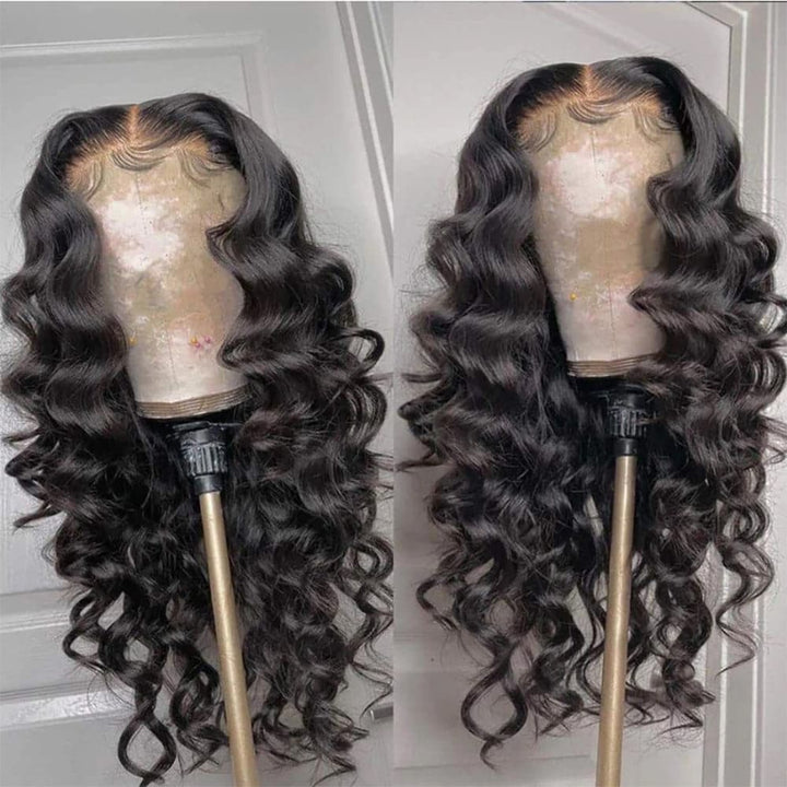 Sterly 5x5 HD Transparent Lace Closure Wigs Human Hair Loose Wave Wig - sterlyhair