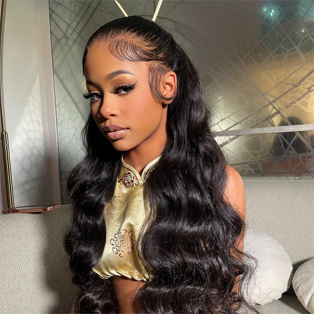 Loose Deep Wave 13×4 HD Transparent Lace Front Human Hair Wigs Sterly Hair - sterlyhair