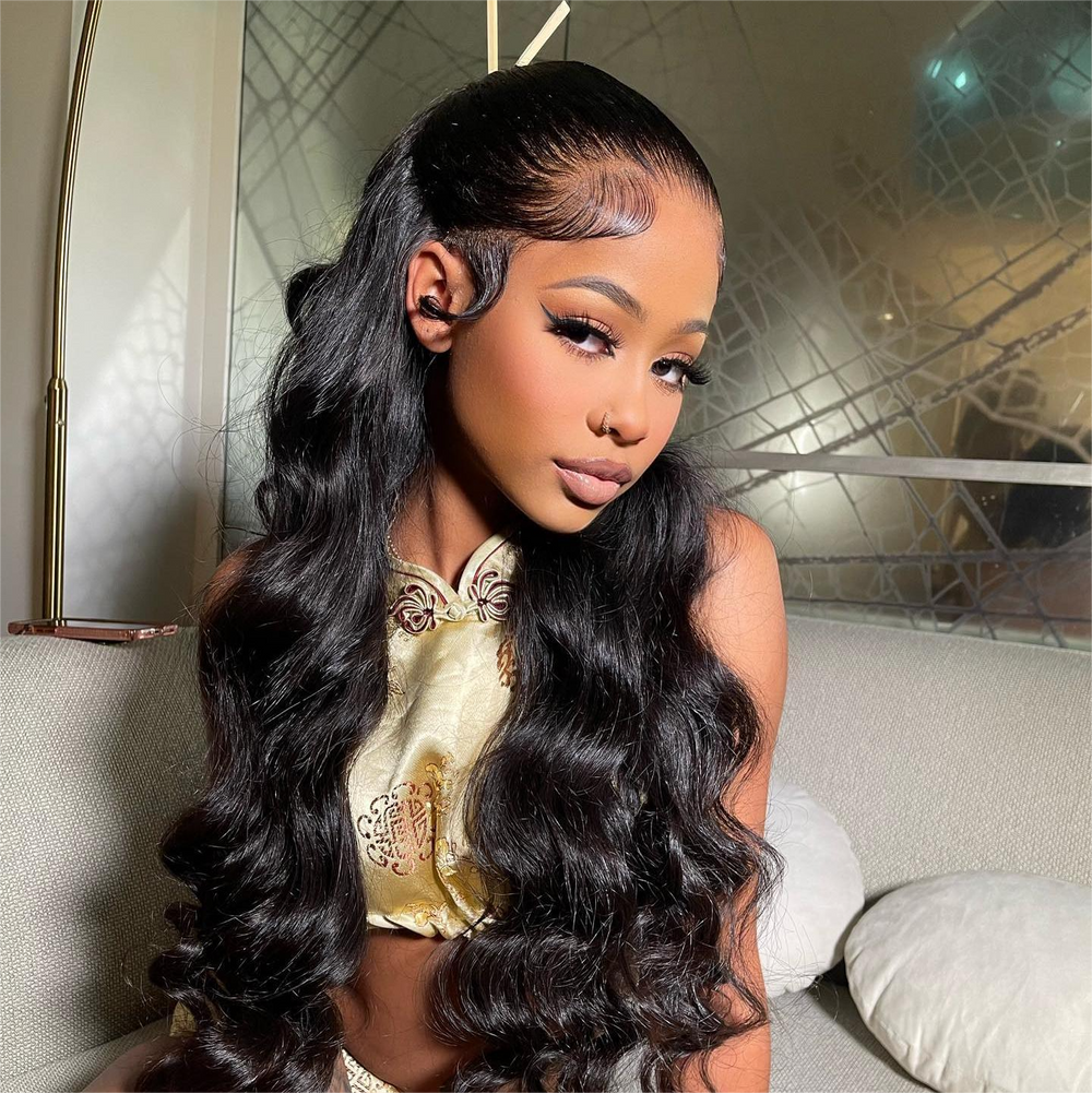 Loose Deep Wave 13×4 HD Transparent Lace Front Human Hair Wigs Sterly Hair - sterlyhair