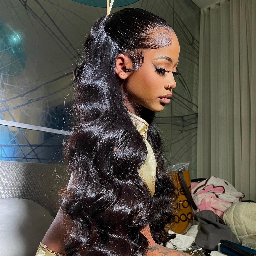 Loose Deep Wave 13×4 HD Transparent Lace Front Human Hair Wigs Sterly Hair - sterlyhair